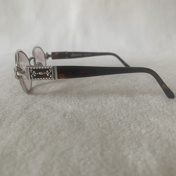 Brighton Vintage Eyeglass Frame SG498-135 Brown Handmade - Picture 4 of 16